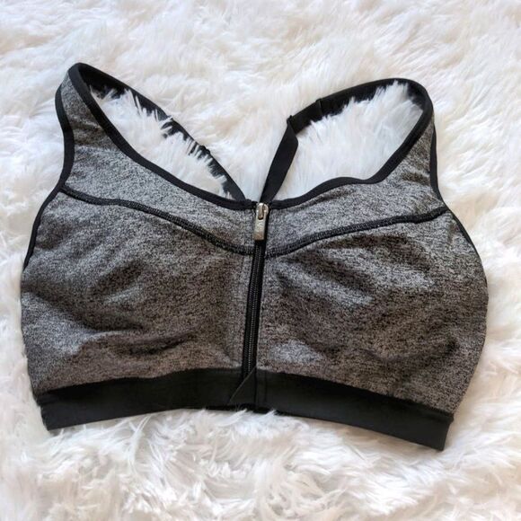 Victoria's Secret Other - Victoria's Secret VSX Sports Bra Gray Yoga Athletic Gym Athleisure Size 32C